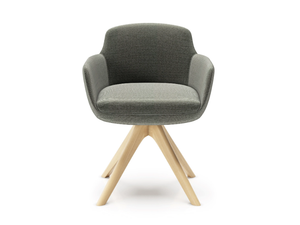 DANAE - Fabric office chair with armrests _ Cider Edition